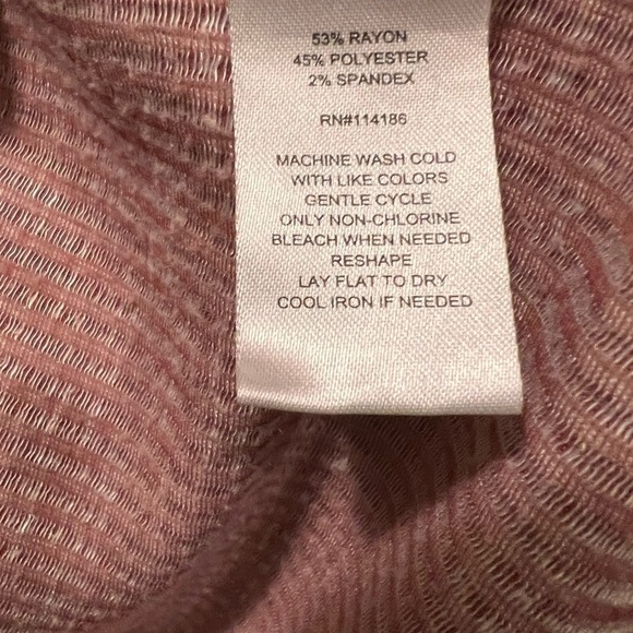 Retrology Maroon and White Striped Tee Sz PS - Picture 4 of 5